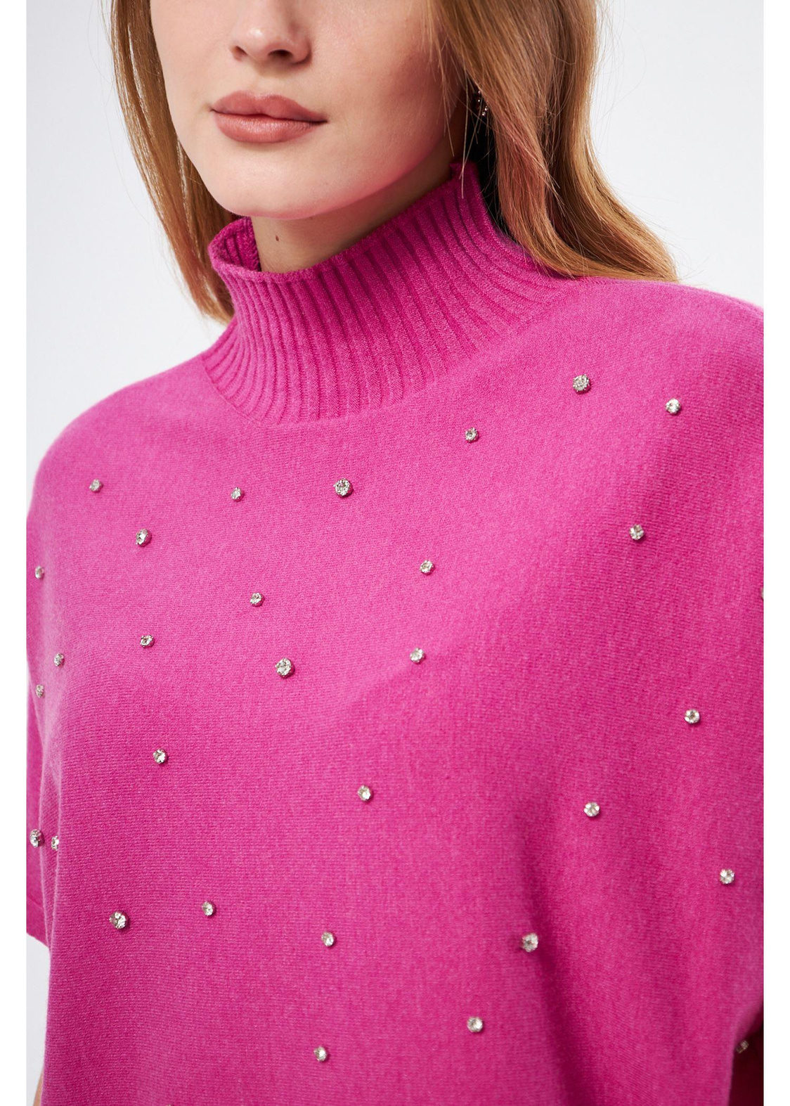 İncili Oversize Kazak