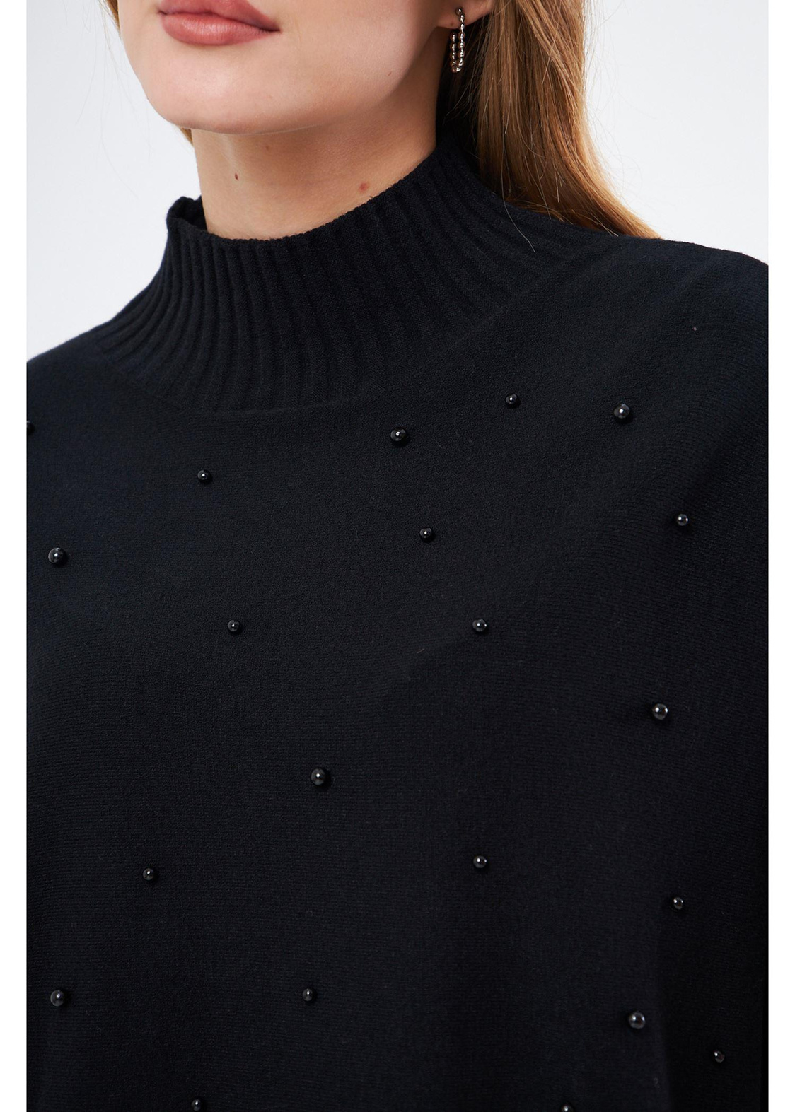 İncili Oversize Kazak
