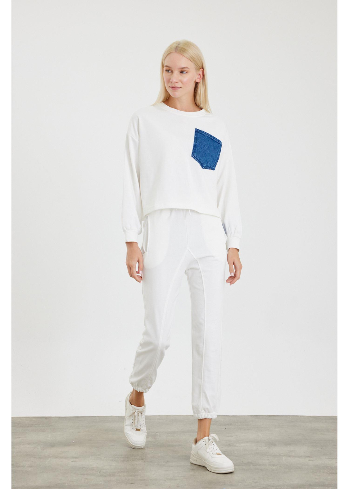 Jean Cepli Sweatshirt-Ekru