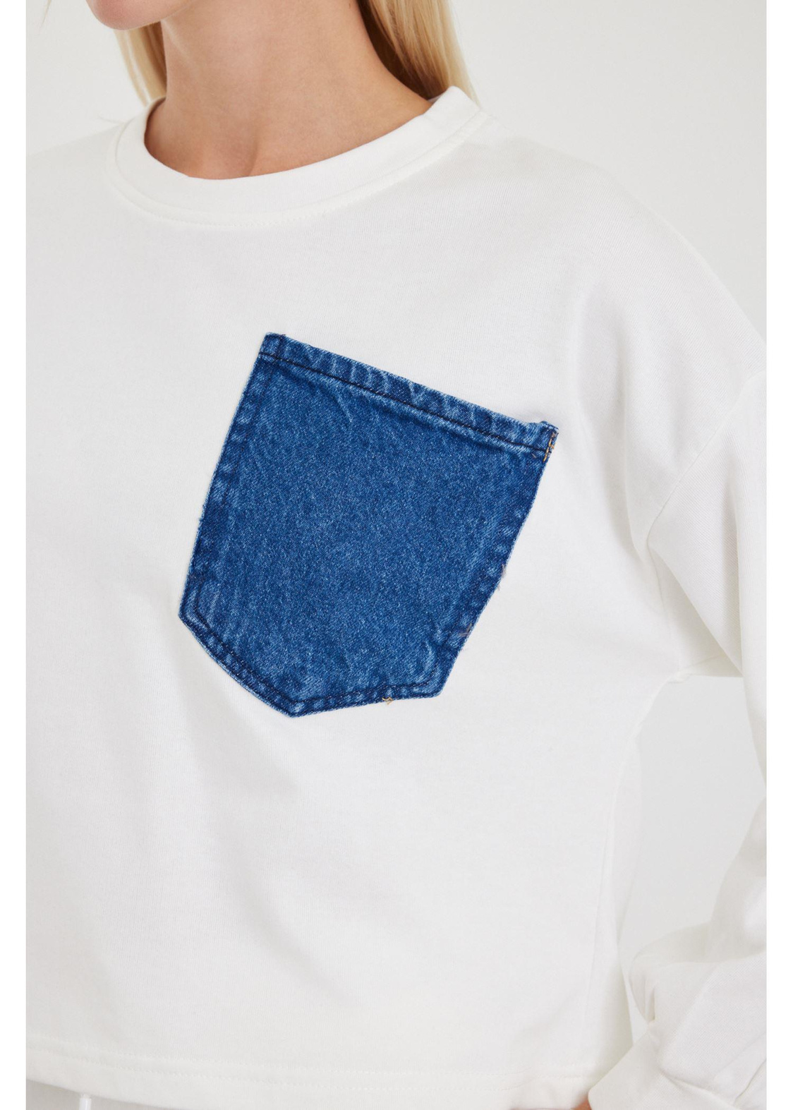 Jean Cepli Sweatshirt-Ekru