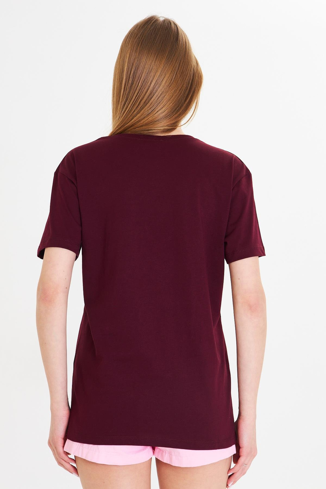 Kalpli Taş İşlemeli T-shirt