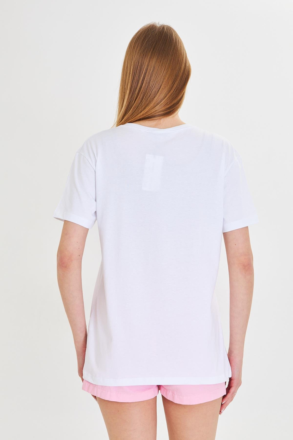 Kalpli Taş İşlemeli T-shirt