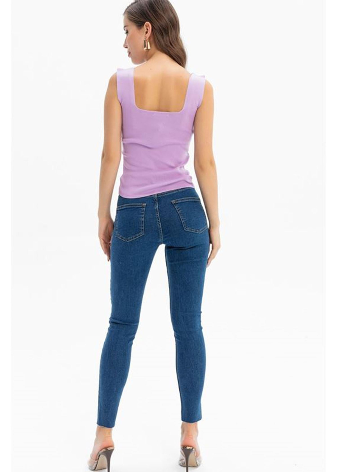 Kare Yaka Crop Atlet-Lila