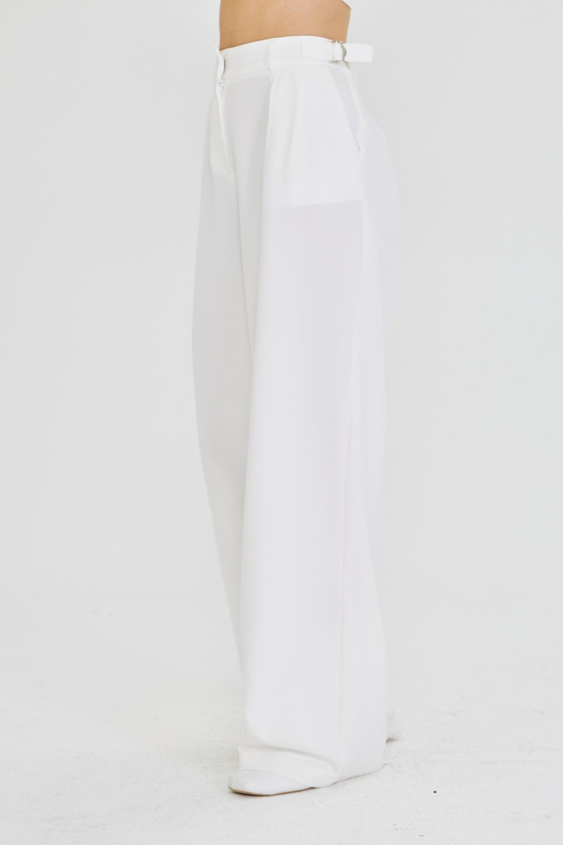 Kemeri Tokalı Atlas Pantolon