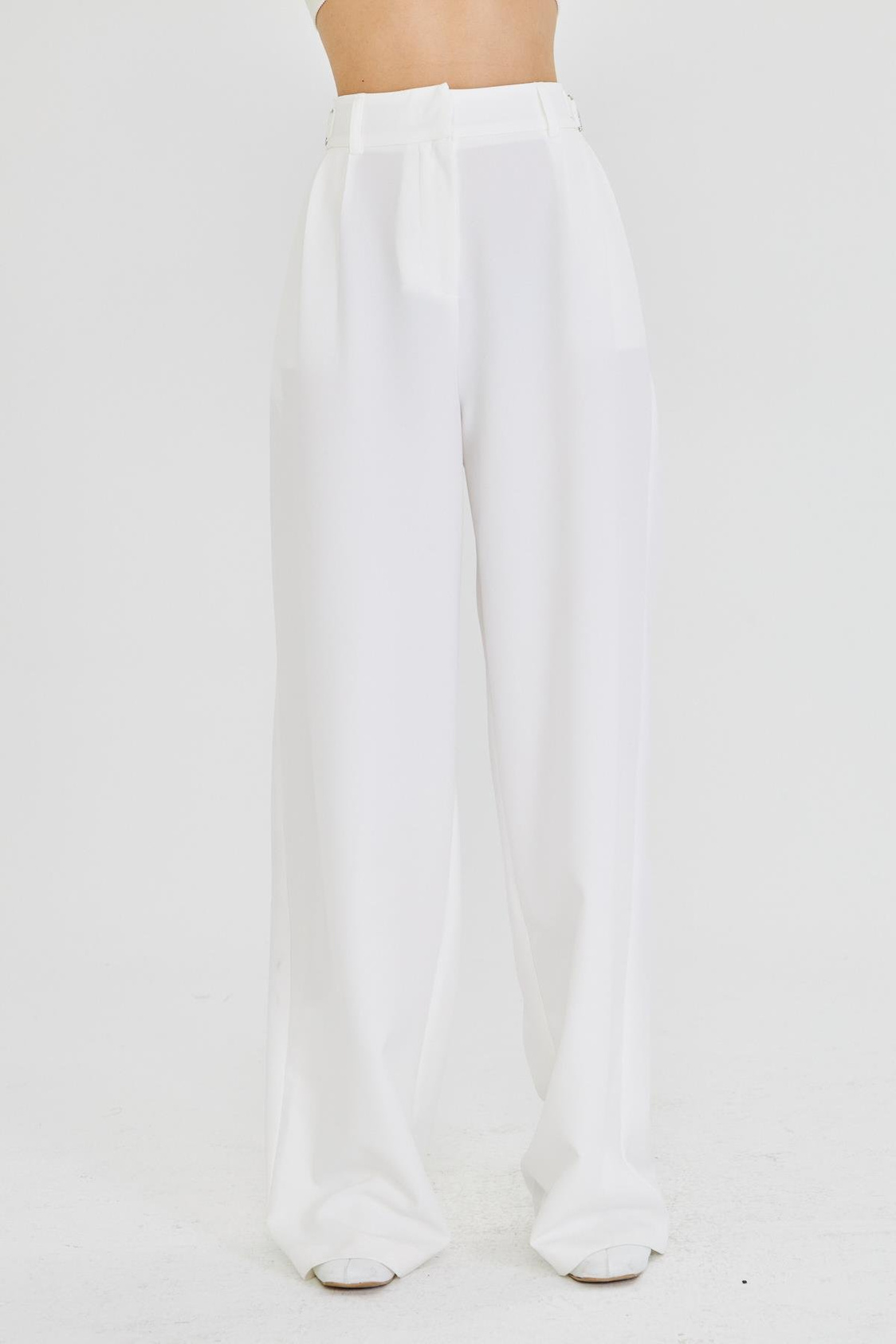 Kemeri Tokalı Atlas Pantolon