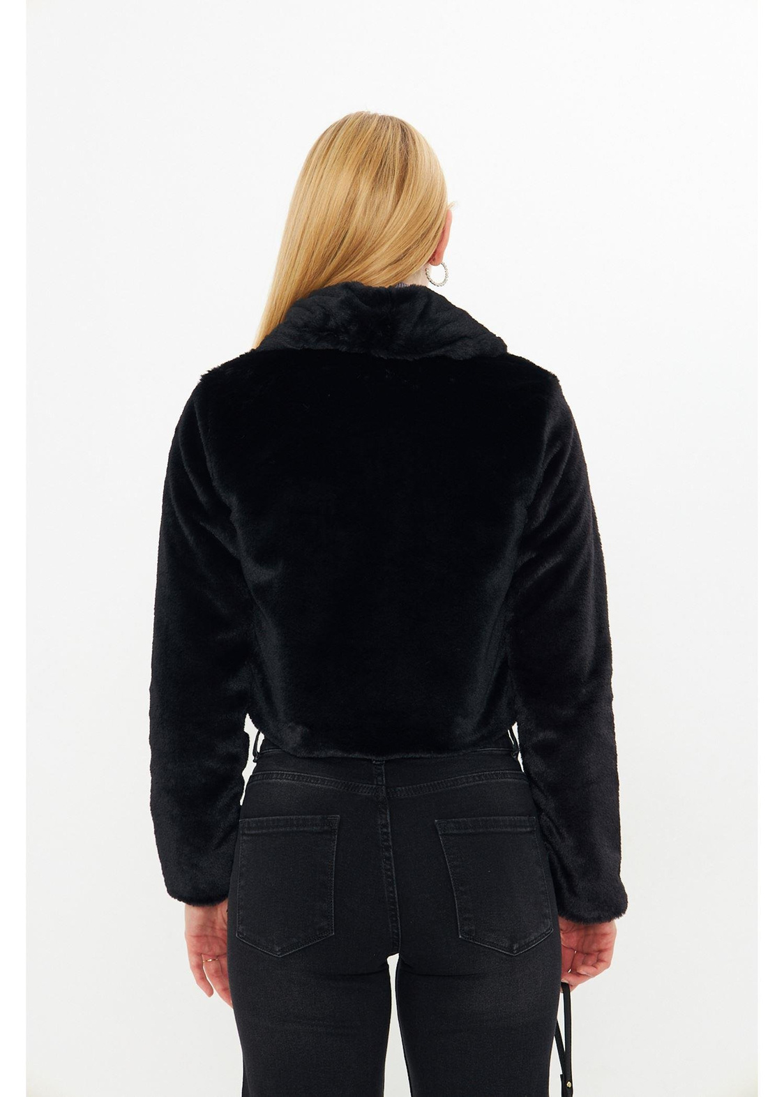 Kısa Peluş Bolero
