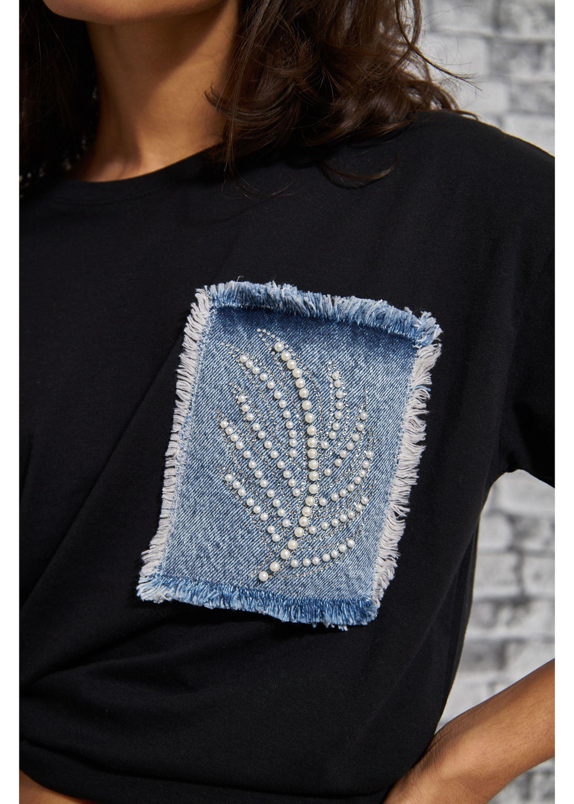 Kot Cepli Süprem T-Shirt-Siyah