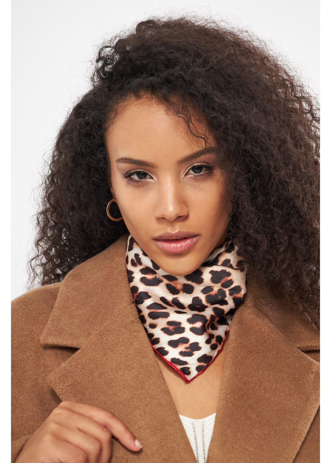 Leopar Desenli Fular