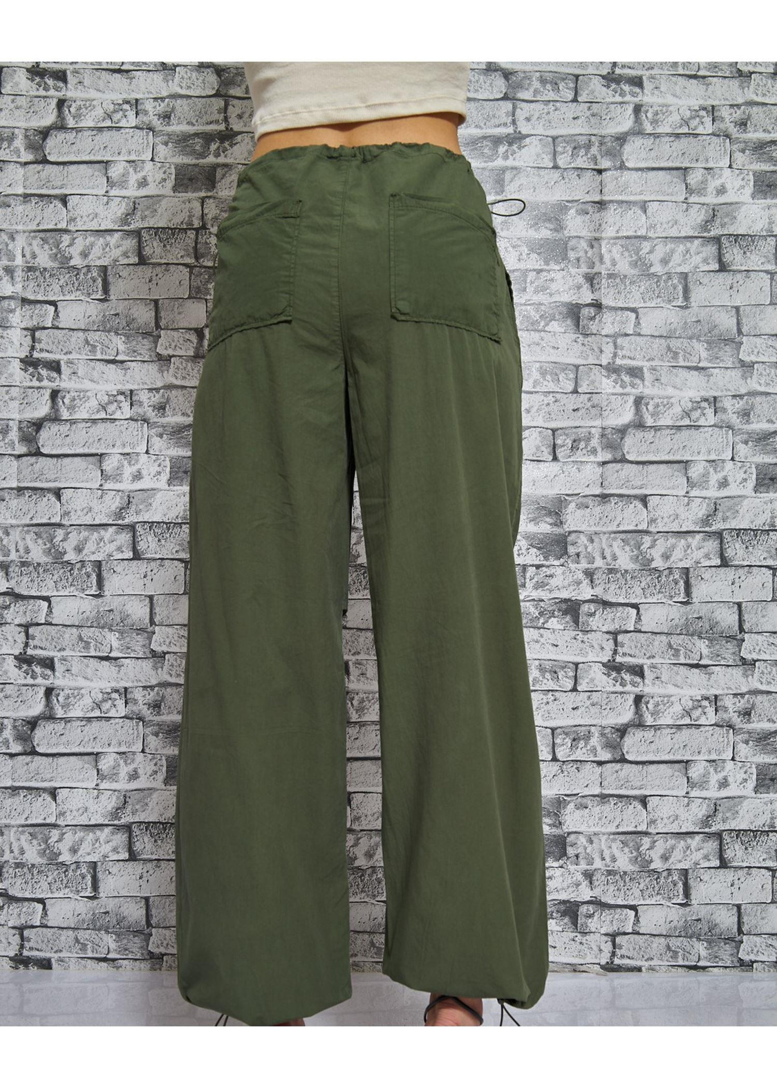 Paraşüt Pantolon-Haki
