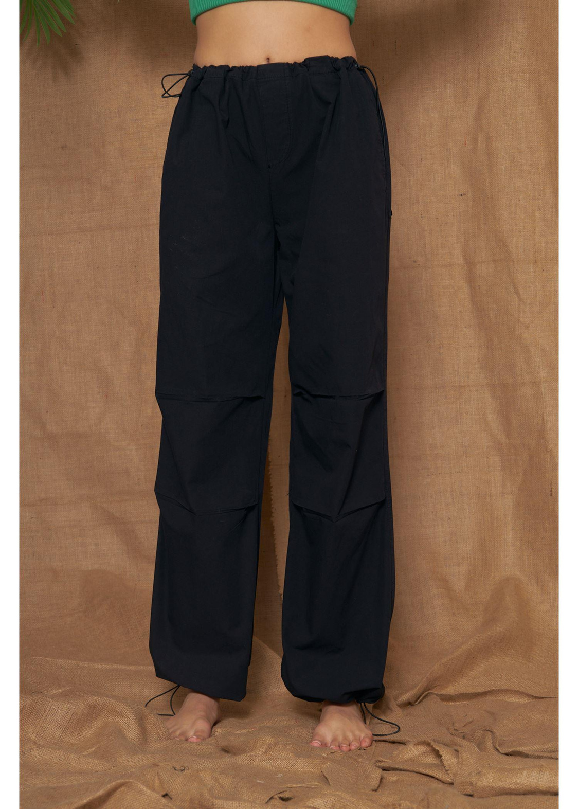 Paraşüt Pantolon-Siyah
