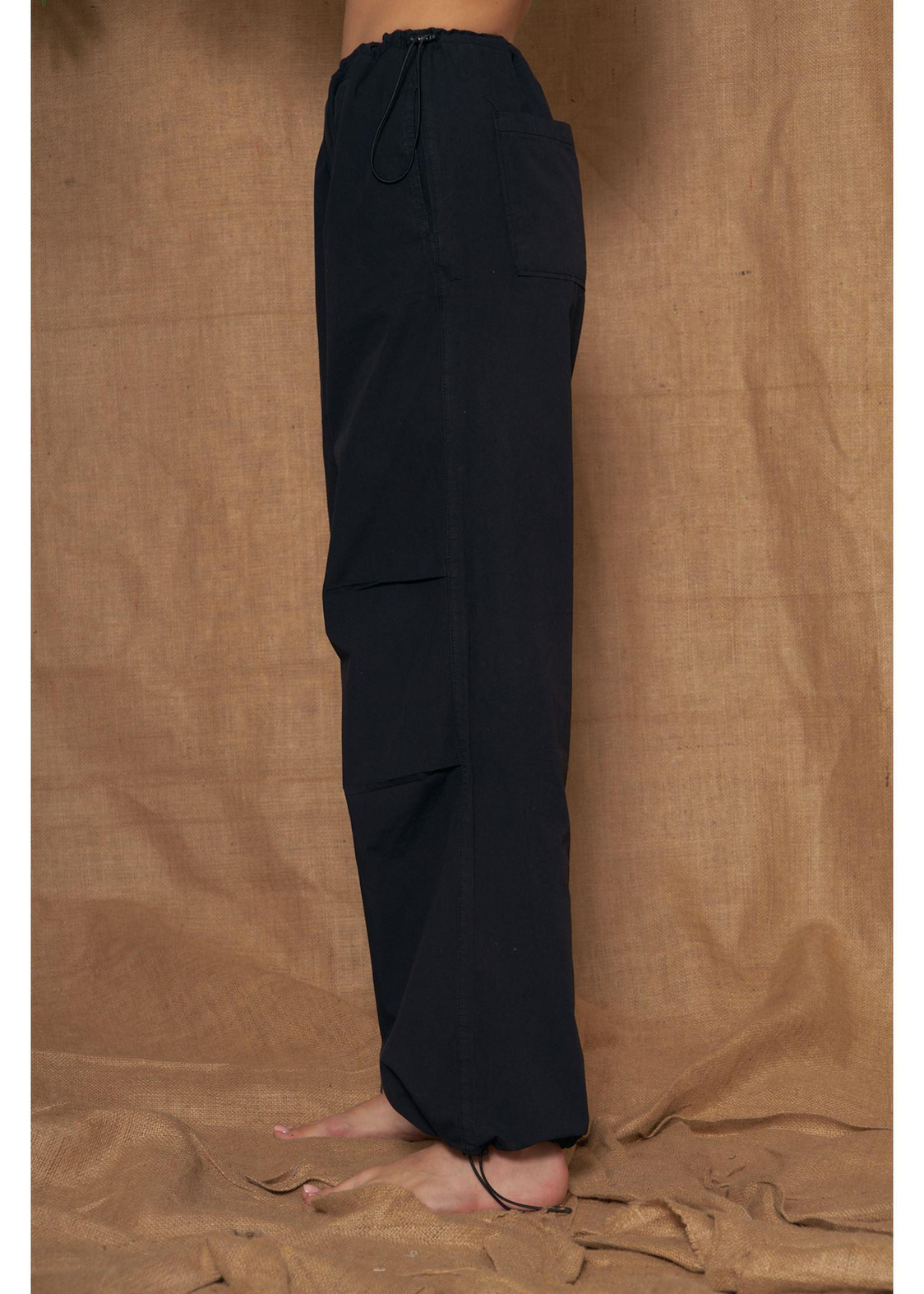 Paraşüt Pantolon-Siyah
