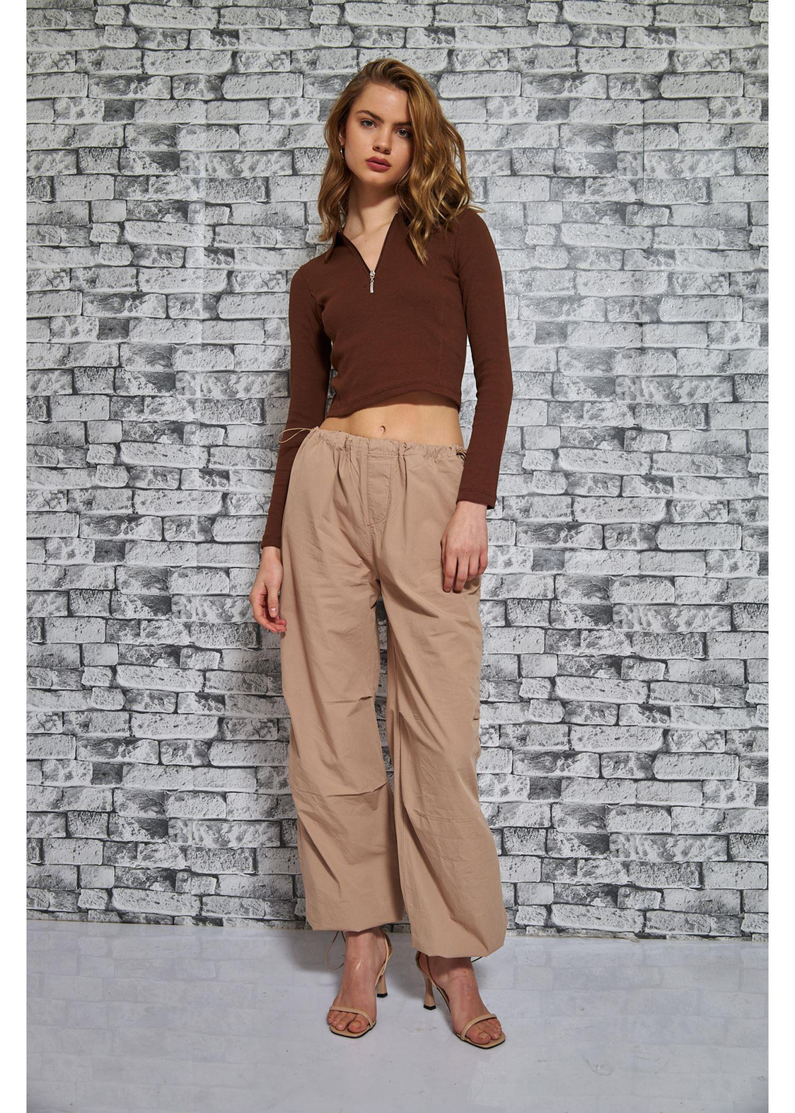 Paraşüt Pantolon-Taş