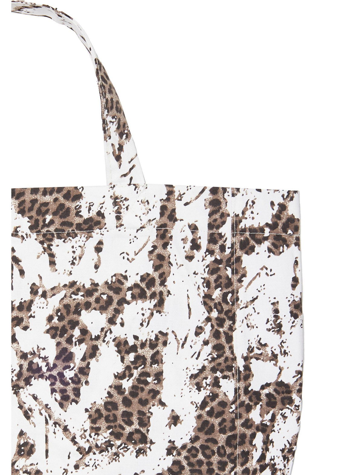 Parçalı Leopar Tote Çanta
