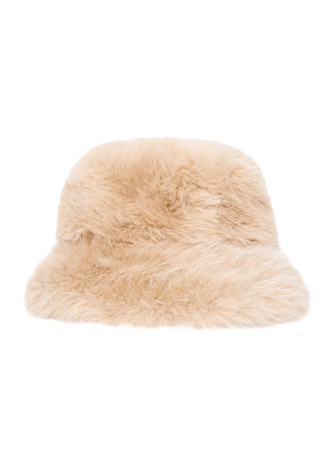 Peluş Kalpak Şapka - Camel