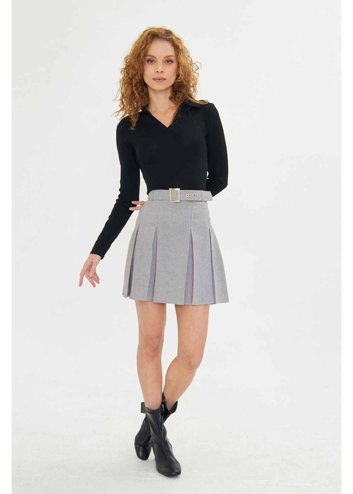 Pileli Poliviskon Etek