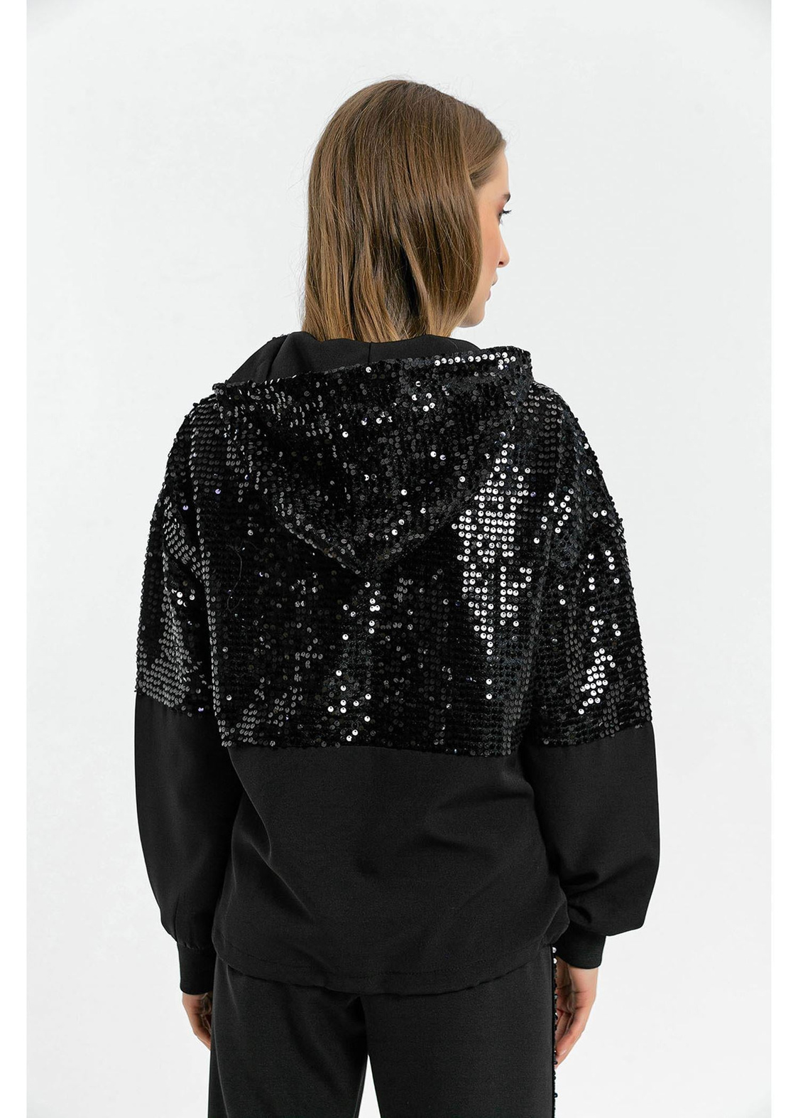 Pul Payet Sweatshirt-Siyah