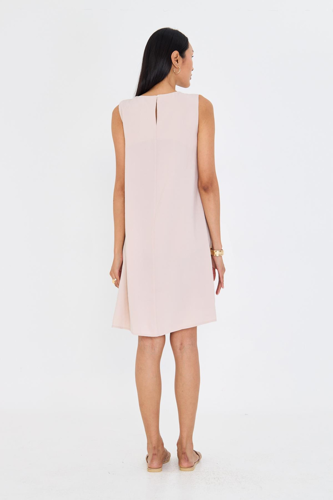 Sıfır Kol Modal Elbise