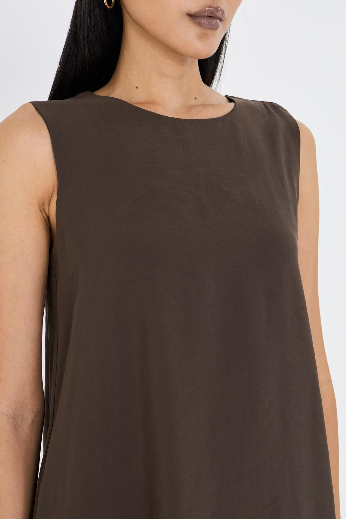 Sıfır Kol Modal Elbise