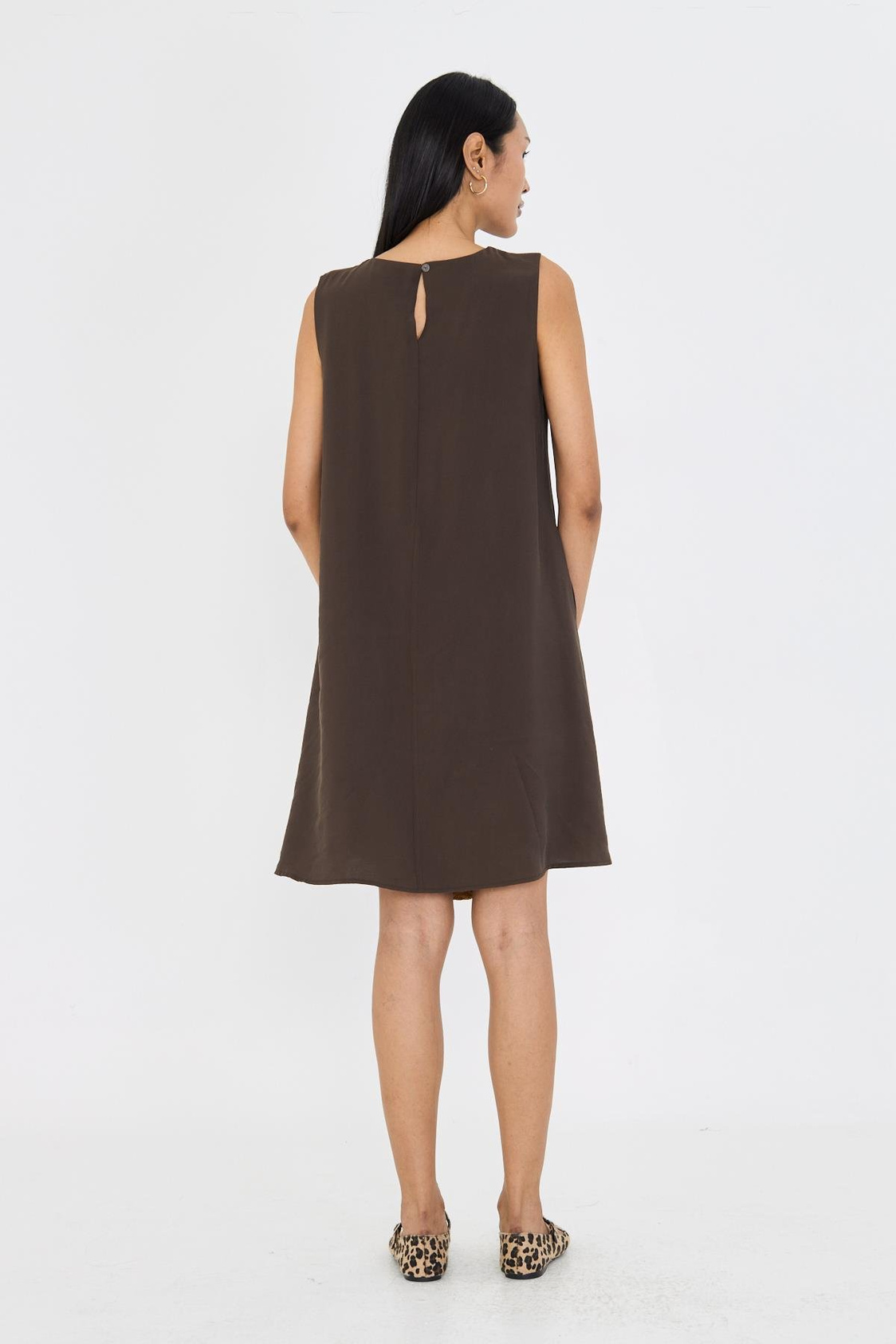 Sıfır Kol Modal Elbise