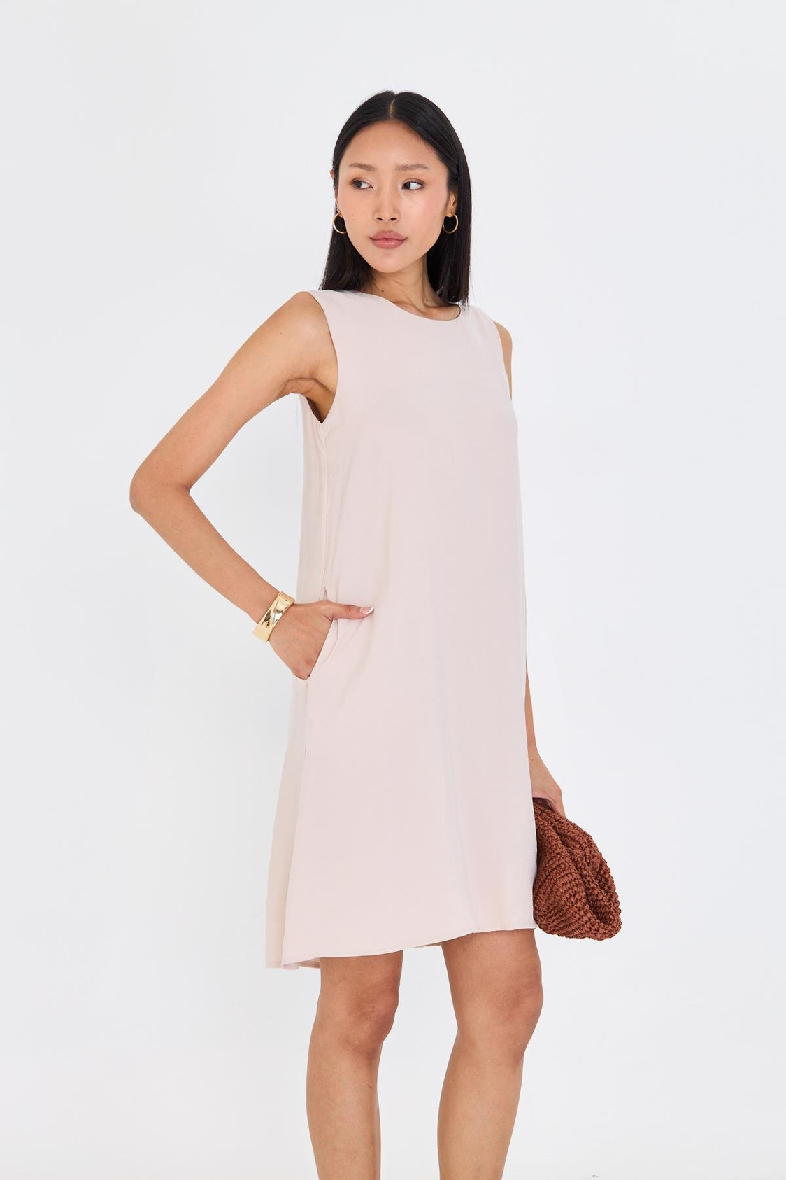 Sıfır Kol Modal Elbise