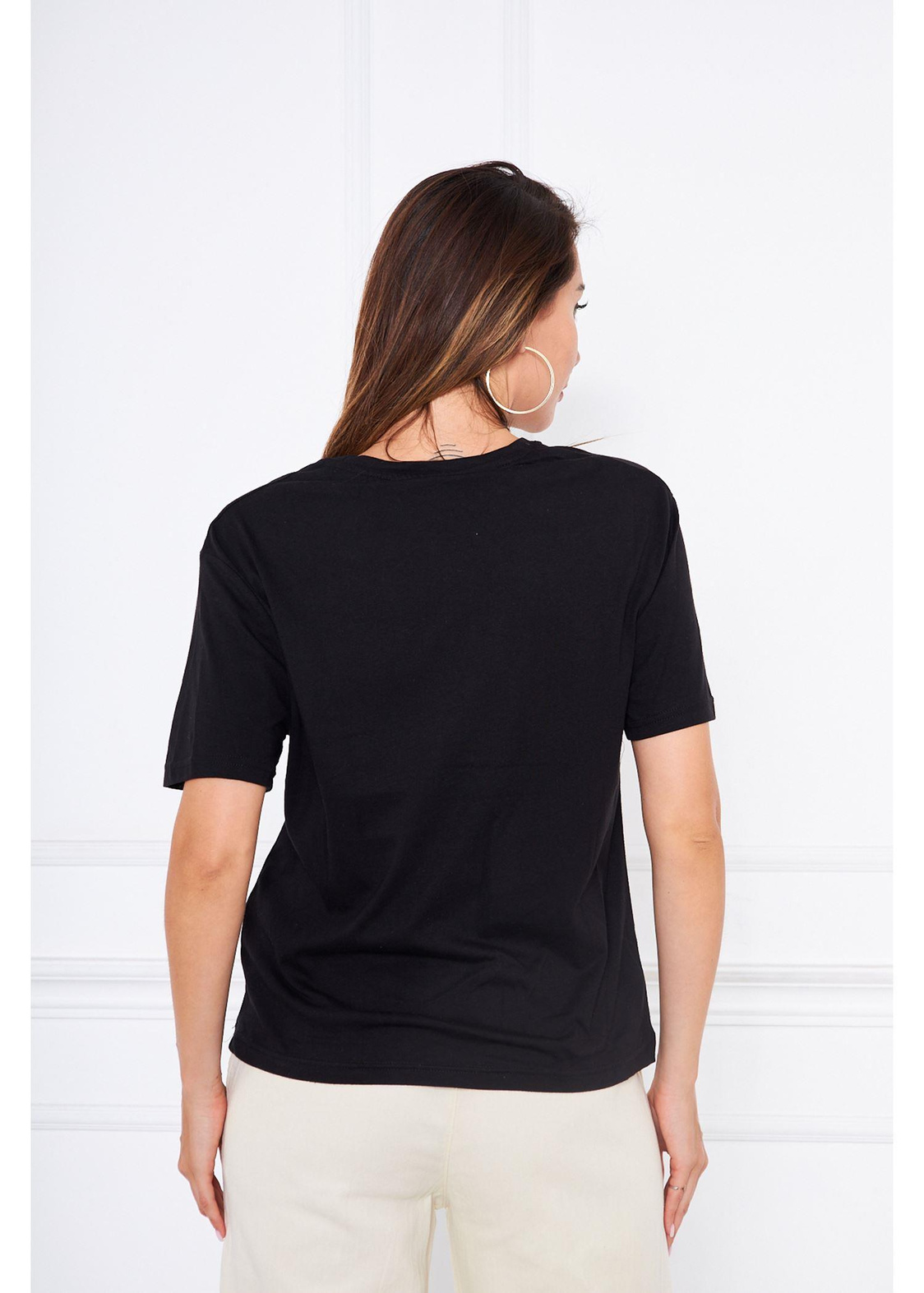 TWO GIRLS Tshirt-Siyah