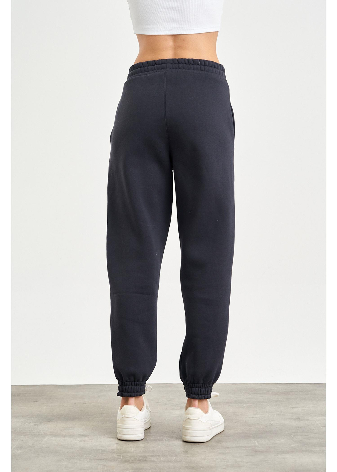 Üç İplik Jogger Pantolon-Antrasit