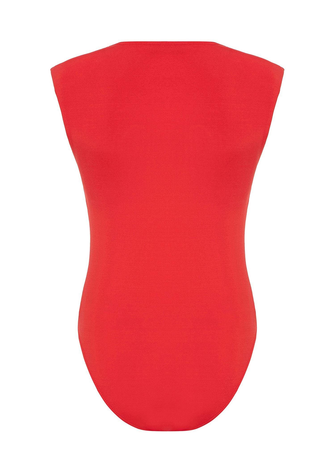 Vatkalı Alttan Çıtçıtlı Bodysuit-Nar Çiçeği