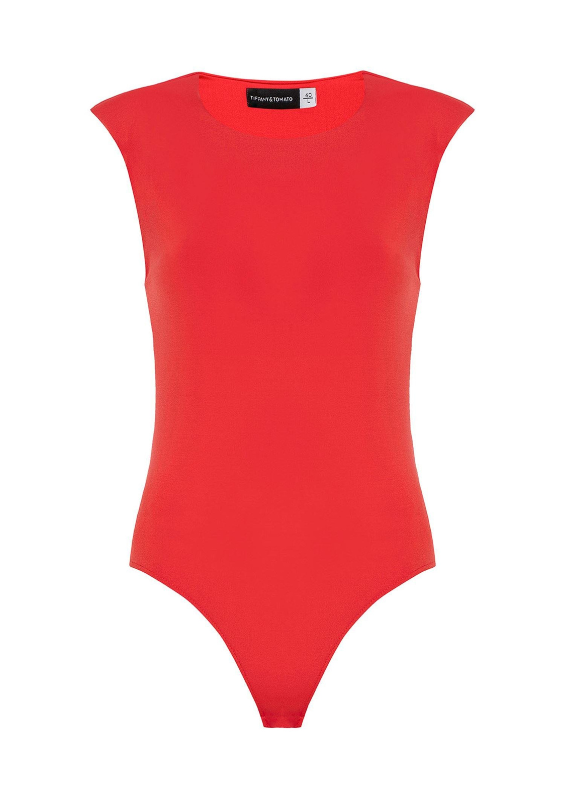 Vatkalı Alttan Çıtçıtlı Bodysuit-Nar Çiçeği