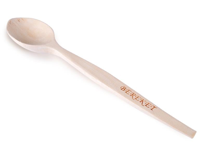 Ahşap Bereket Gürgen Yemek Kaşığı 32 cm | ID4437