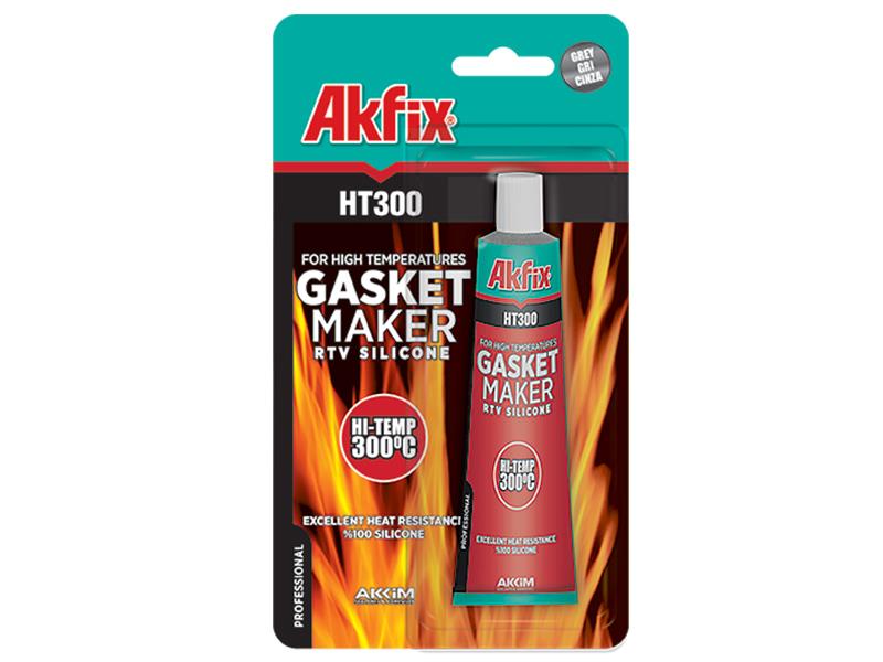 Akfix HT 300 Yüksek Isı Silikonu Kırmızı 50 Gr | ID4274