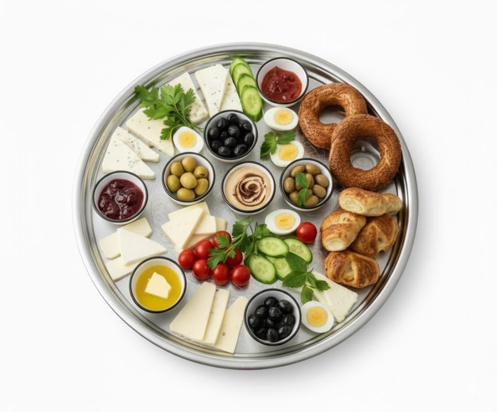 Alezy Çelik Sini Yer Sofrası - 40'lık | ID2454