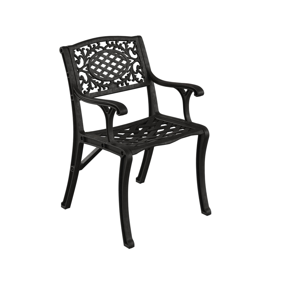 Alezy Cunda Ferforje Görünümlü Demonte Koltuk Sandalye Plastik