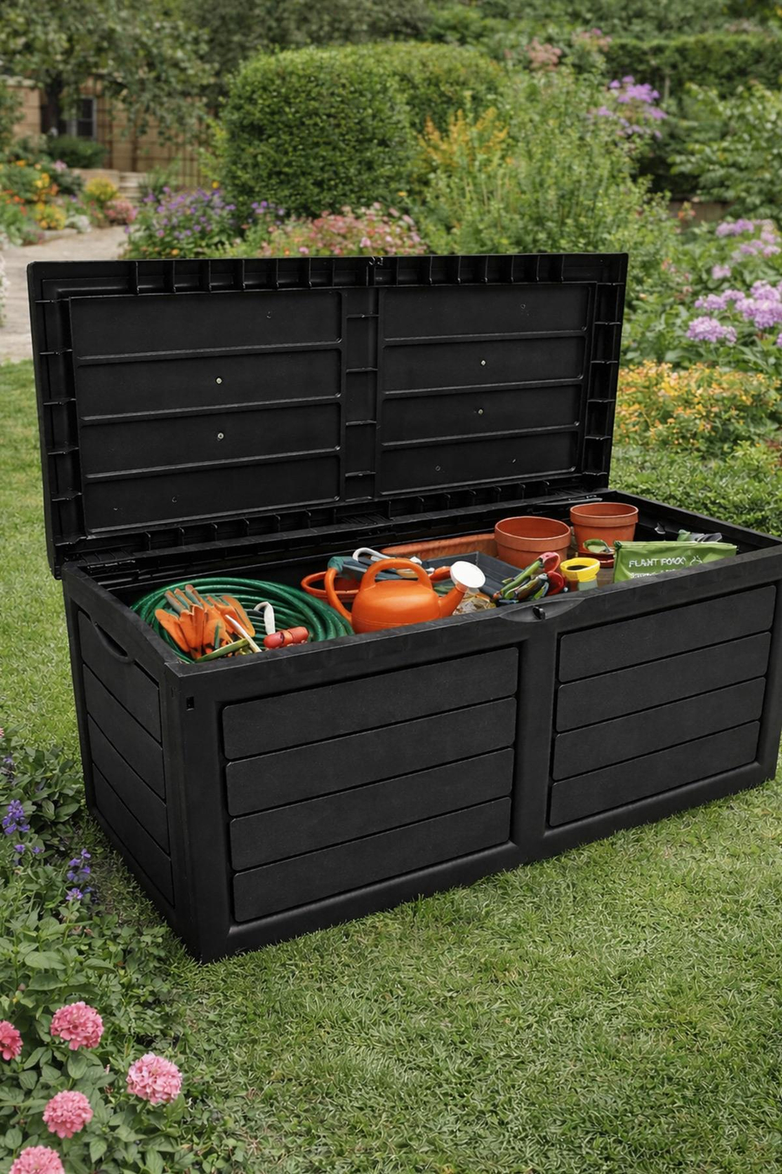 Alezy Kapaklı Bahçe Sandığı 320 Litre | ID6417