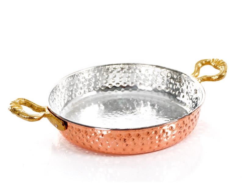 Bakır Sahan 20cm 550gr %100 Doğal Kalaylı Bakır Büyük Boy ID4757