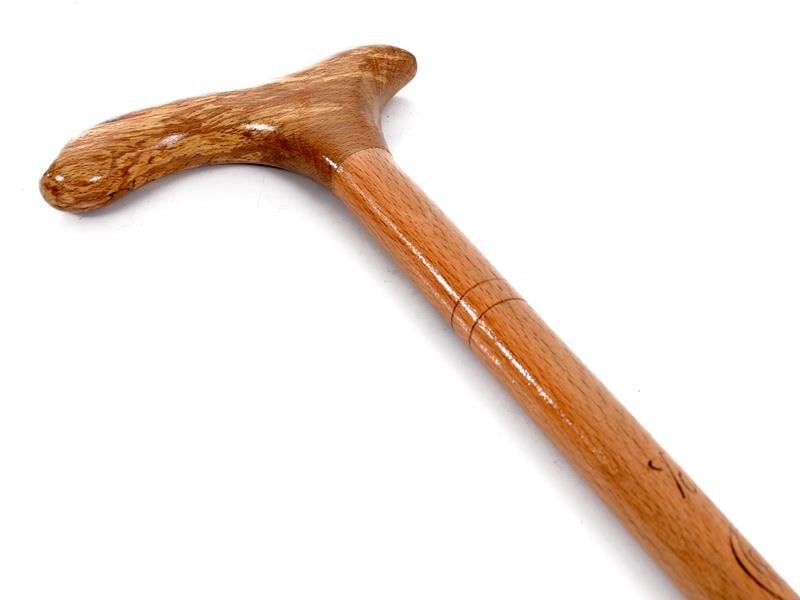 Baston - Ahşap Düz Desensiz Vernikli Baston 92 cm  | ID4500 