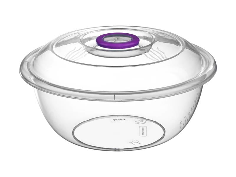 Bursev 1134 94 Şeffaf Kapaklı Leğen 23 Litre | ID3787