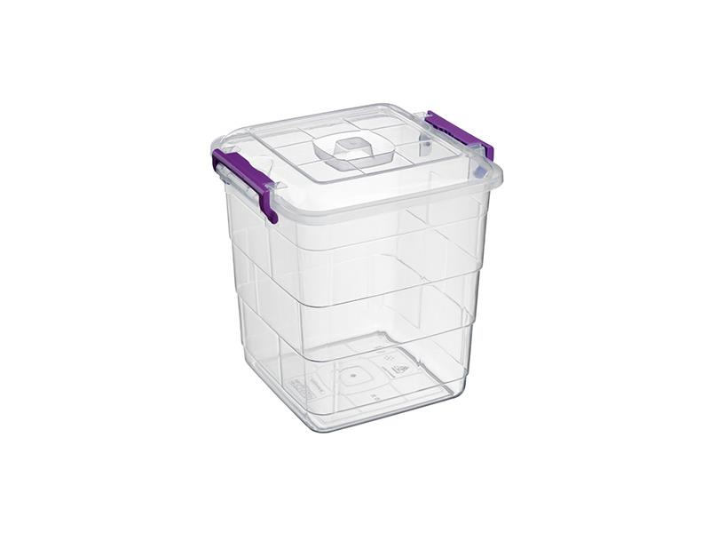 Bursev 1152 00 Tetris Kare Saklama Kabı 5 Litre | ID3670