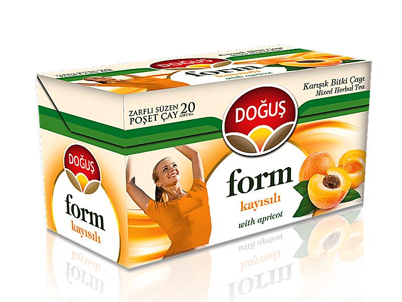 Doğuş Form Karışık Bitki Çayı Kayısılı 20'li Poşet |  ID4113