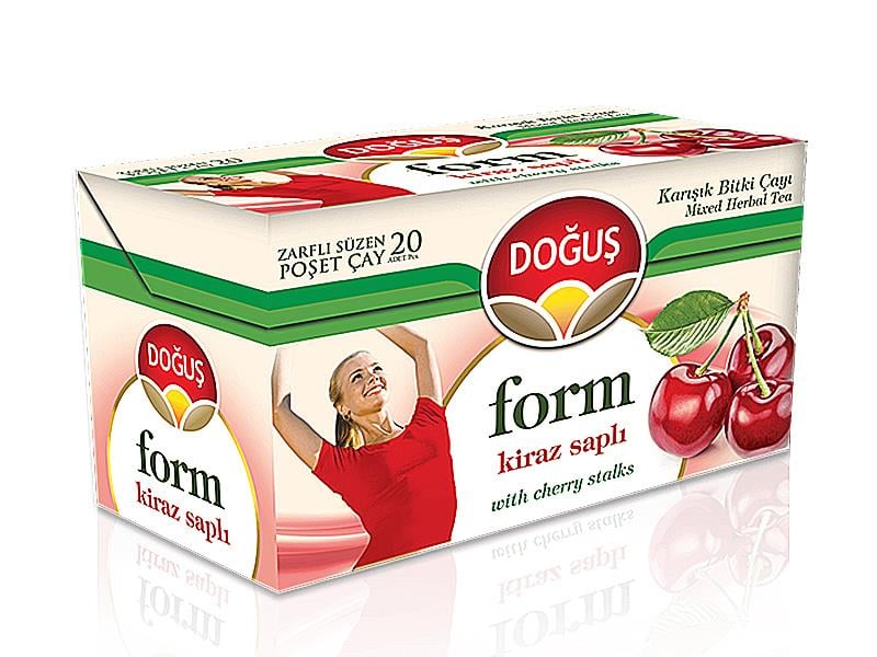 Doğuş Form Karışık Bitki Çayı Kiraz Saplı 20'li Poşet|  ID4114