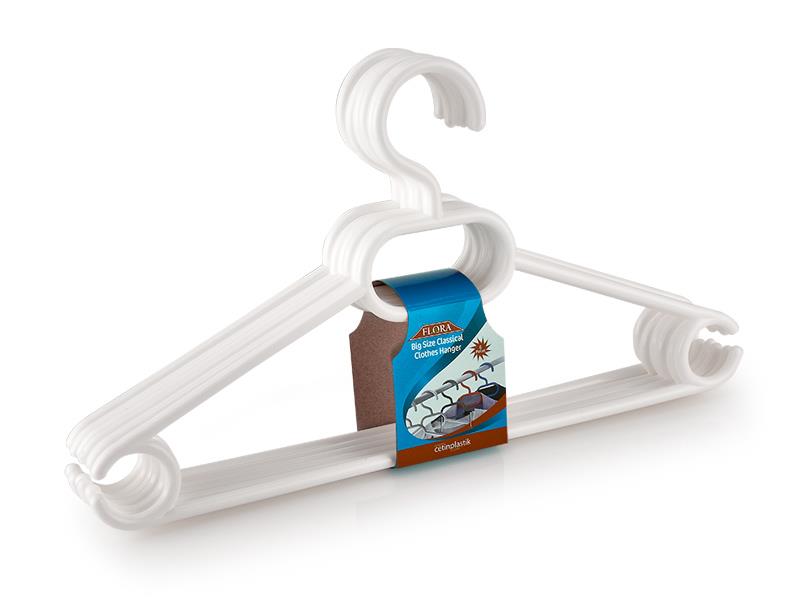 Flora 316 Büyük Boy Klasik Askı 6'lı | ID3327