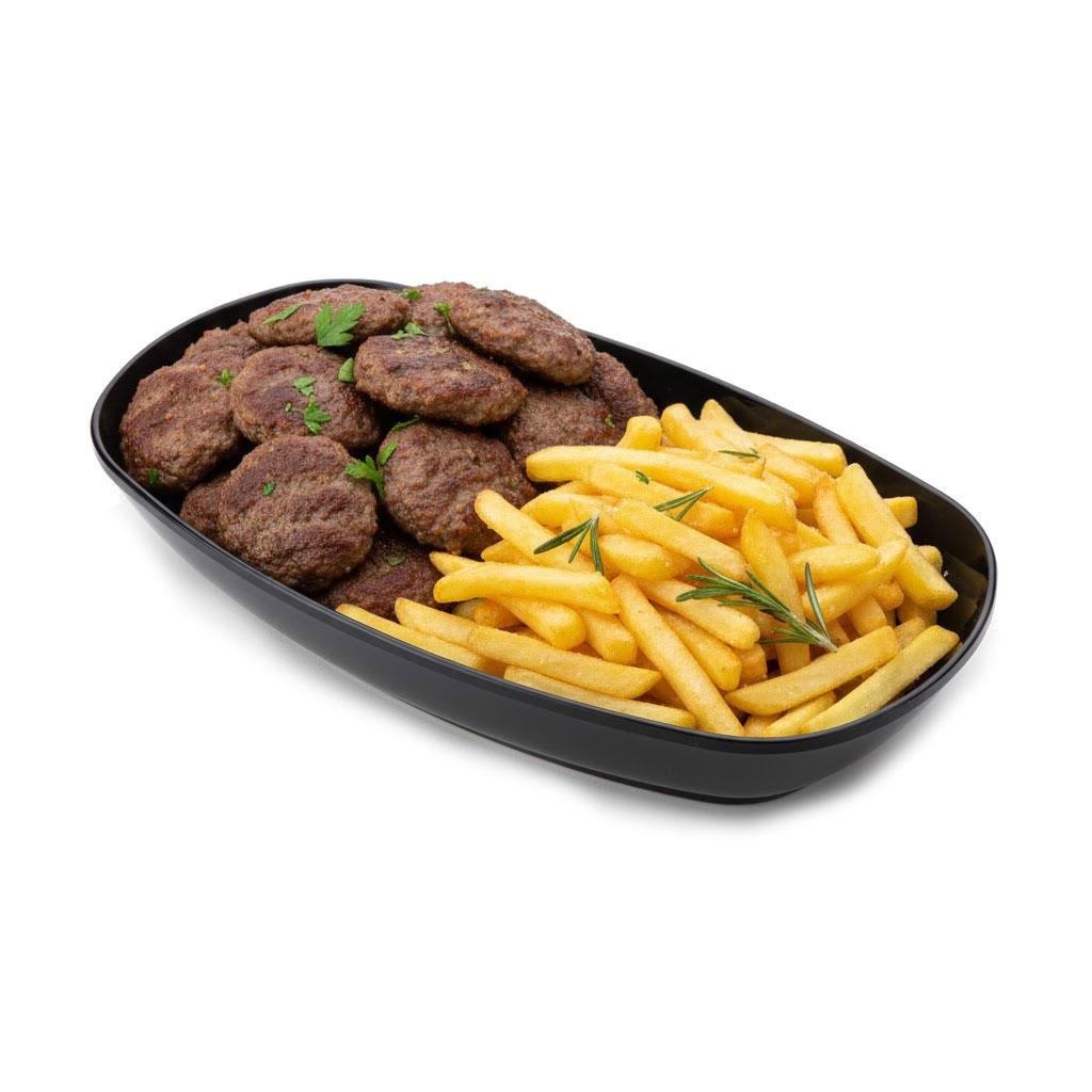 Göreme 163 Termostar Siyah Oval Kayık Tabak 34x20cm