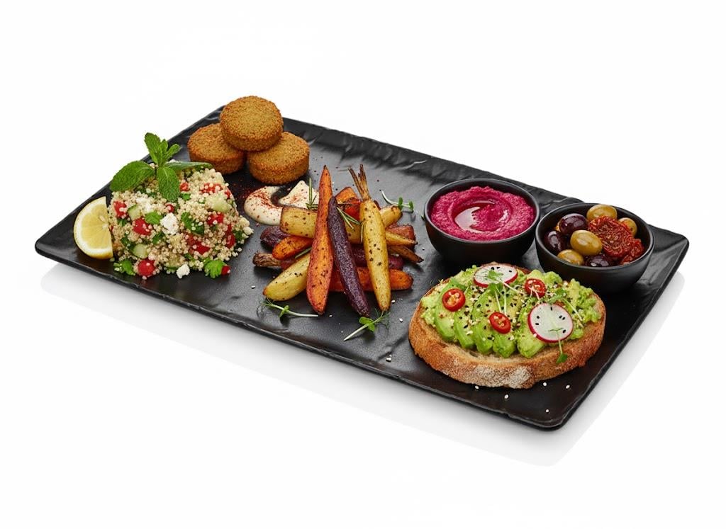 Göreme 218 Termostar Kırılmaz Melamin Mat Titanyum Sunum 53x32,5cm