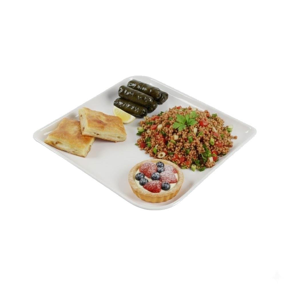 Göreme 481 Termostar Avanos Servis Tabak 27,5x27,5 cm Beyaz