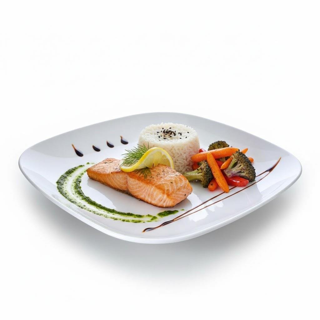 Göreme 595 Termostar Melamin Kare Servis Tabağı 25cm | ID367