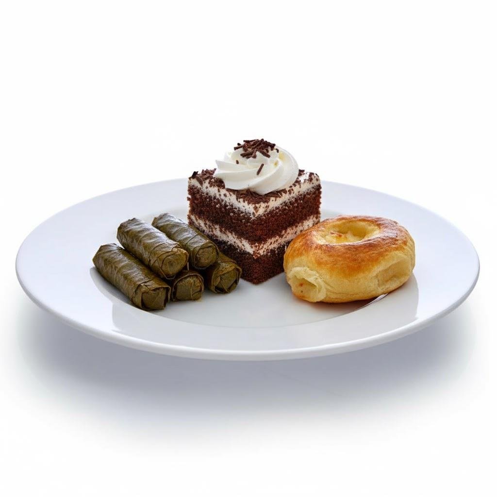 Göreme 602 Termostar Melamin Tatlı Pasta Servis Tabağı 25cm | ID370 