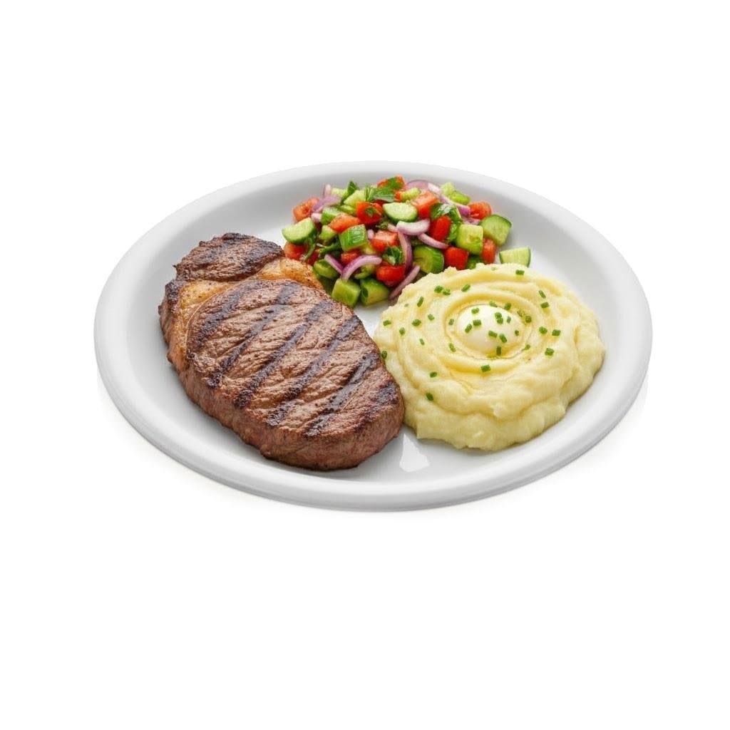 Göreme 647 Termostar Melamin Arya Servis Tabak 28cm Beyaz