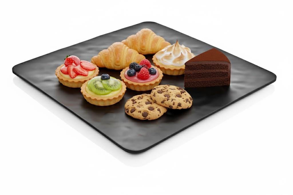 Göreme 667 Termostar Kırılmaz Melamin Mat Kaya Sunum 30x30cm