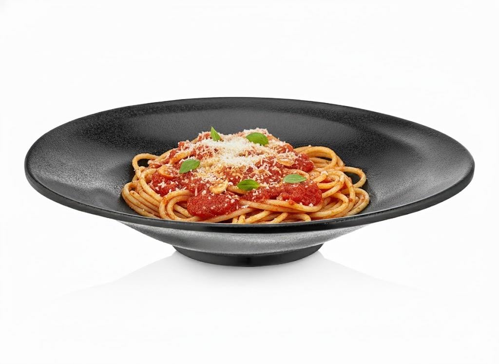 Göreme 9808 Termostar Kırılmaz Melamin Mat Burgu Makarna Tabak 26cm