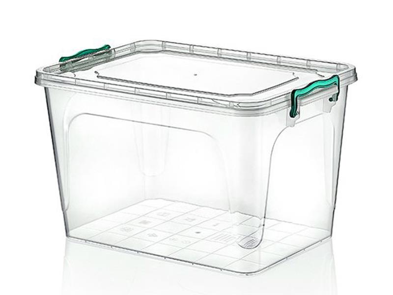 Hobbylife 02 1105 Şeffaf Dikdörtgen Kapaklı Saklama Kabı 25 Litre | ID2635