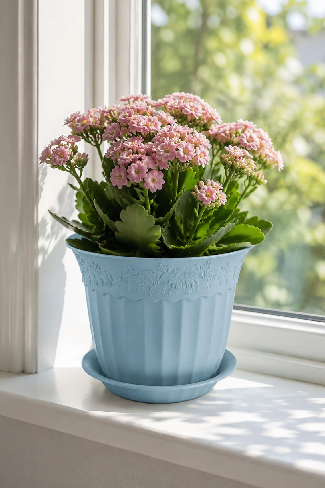Irak Garden Flowers AS153 Renkli Dekoratif Antik Çiçek ve Bitki Saksısı 2.5 Litre | ID2898